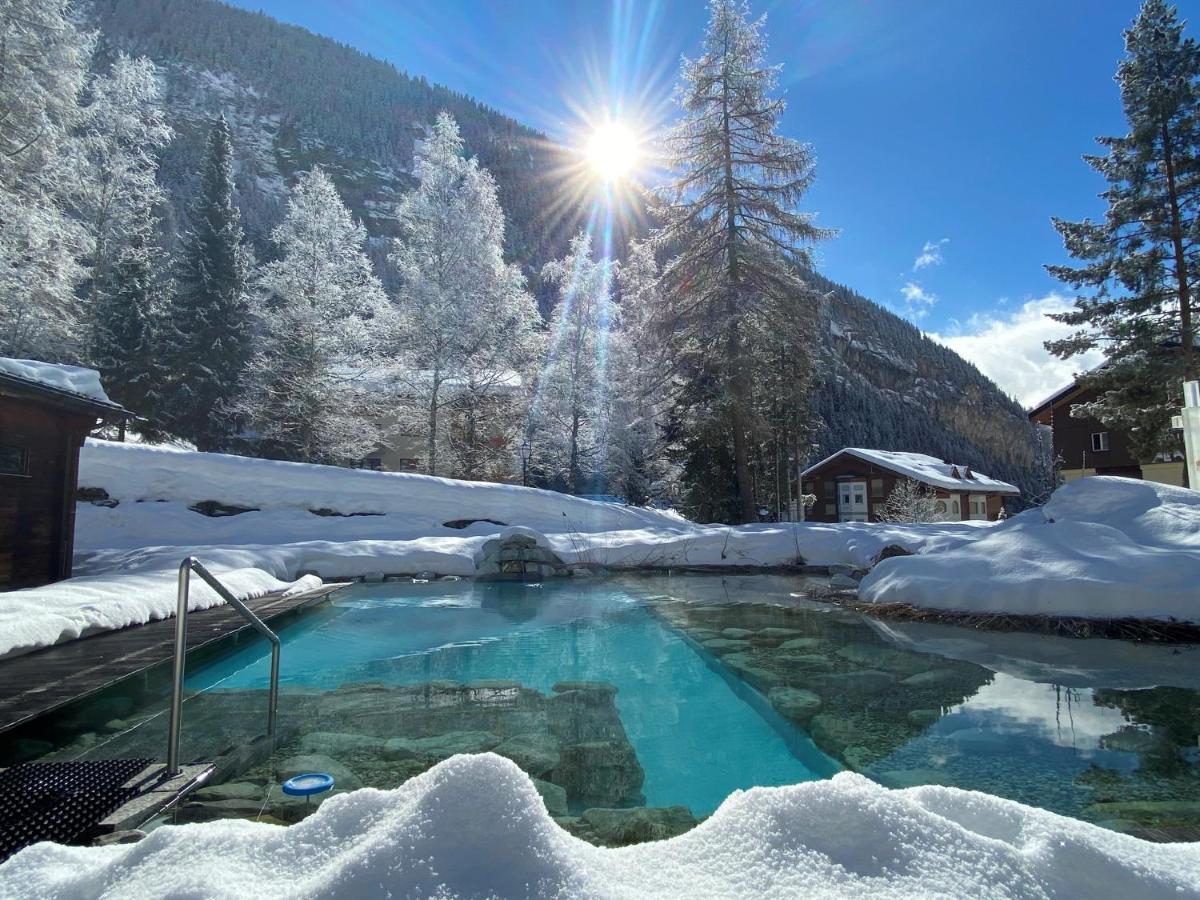 Le Bristol Leukerbad Exteriör bild